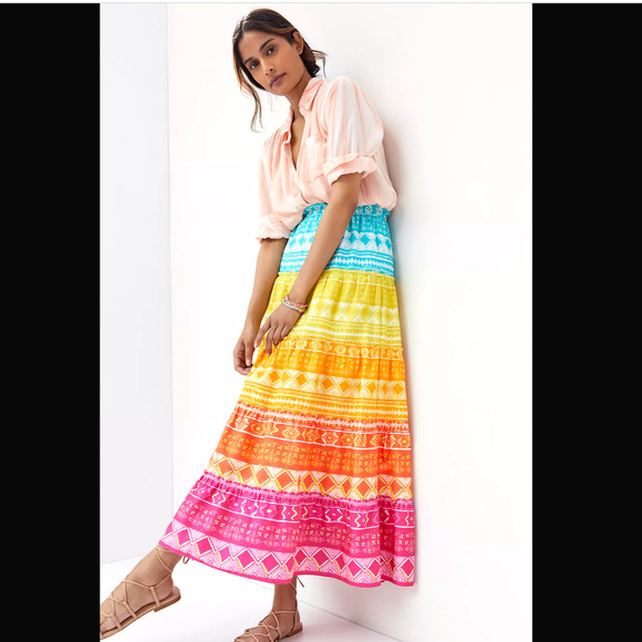 Anthropologie Dresses & Skirts - Anthropologie Geisha Designs Maxi Skirt - New Large